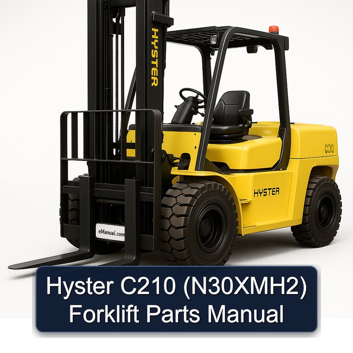 Hyster C210 (N30XMH2) Gabelstapler Teile Handbuch
