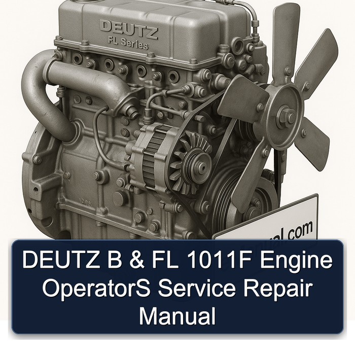 DEUTZ B & FL 1011F Motor Bedienungsanleitung