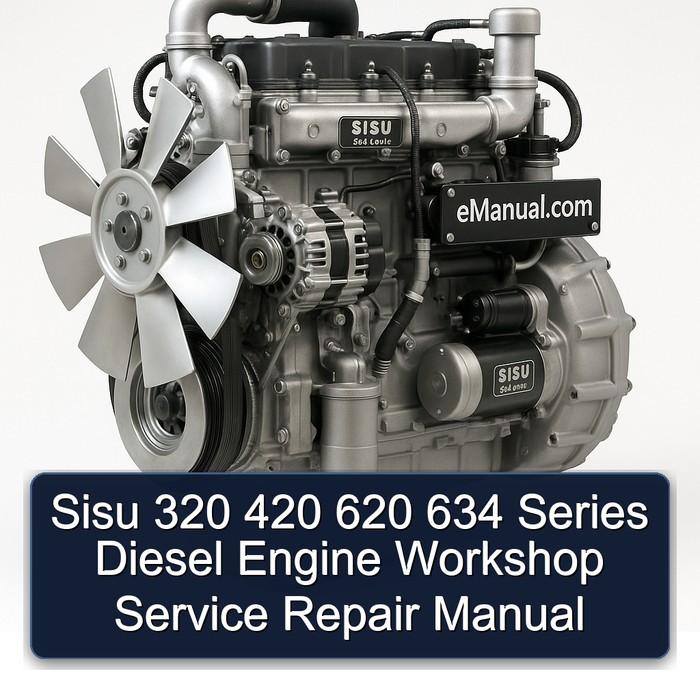 Manual de Servicio y Reparación del Motor Diesel Sisu 320, 420, 620, 634