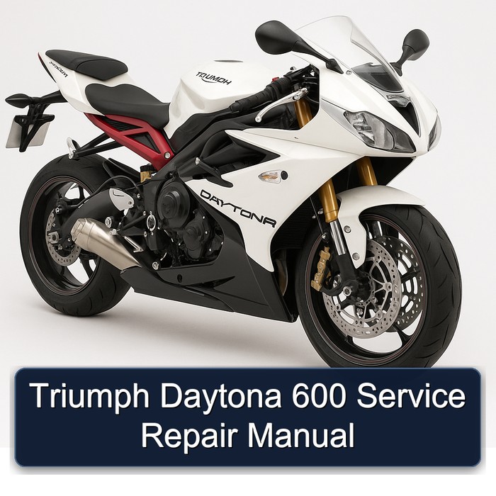 Triumph Daytona 600 Manual de servicio y reparación