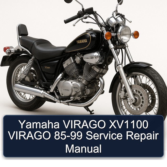 Yamaha VIRAGO XV1100 VIRAGO 85-99 Manual de servicio y reparación