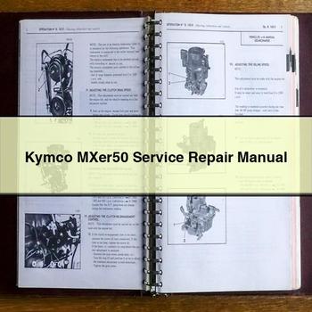 Kymco MXer50 Workshop Service Repair Manual PDF Download