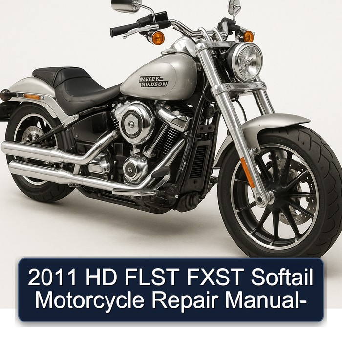 2011 HD FLST FXST Softail Motorcycle Repair Manual-