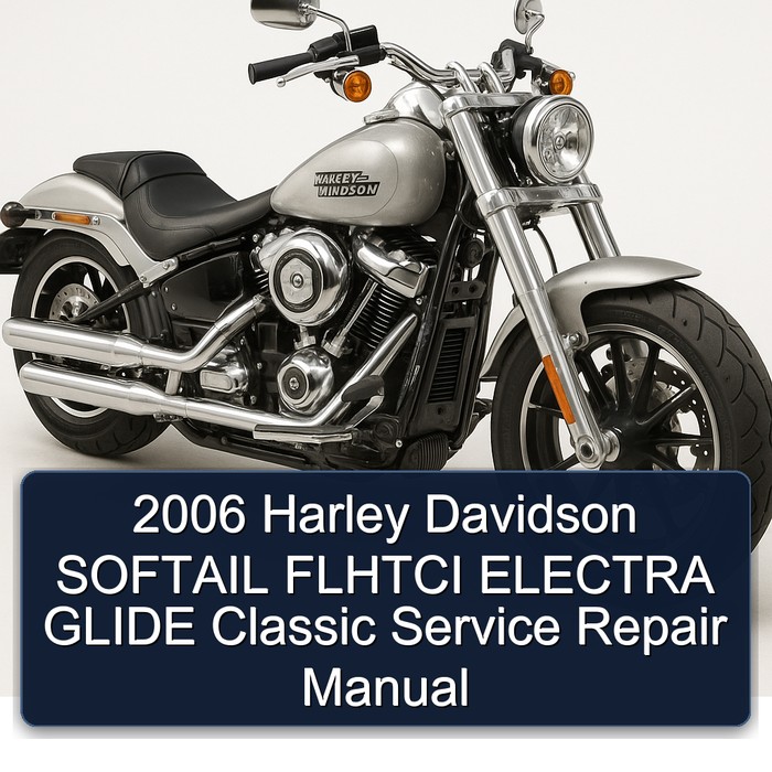2006 Harley Davidson SOFTAIL FLHTCI ELECTRA GLIDE Classic Manual de servicio y reparación