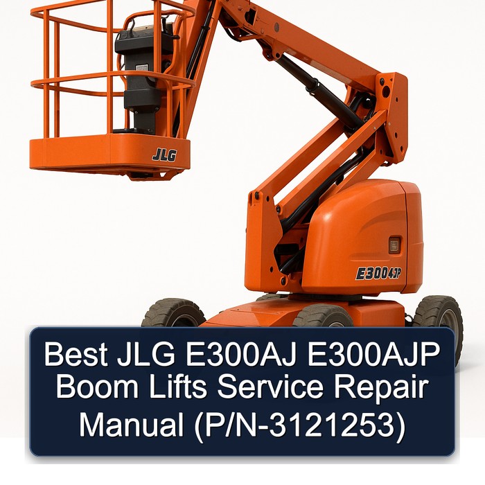 Best Jlg E300AJ E300AJP Boom Lifts (P/N-3121253) Workshop Service Repair Manual PDF Download