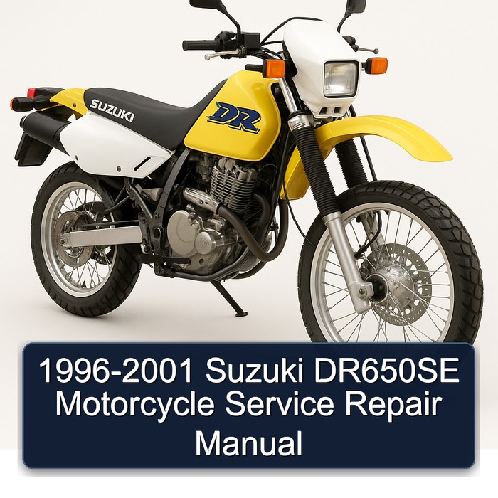 1996-2001 Suzuki DR650SE Motorcycle Manual de servicio y reparación