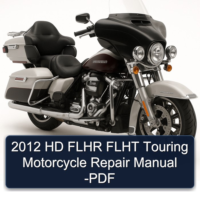 2012 HD FLHR FLHT Touring Motorcycle Repair Manual -PDF