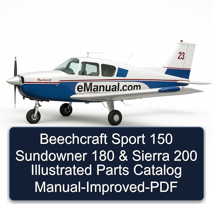 Beechcraft Sport 150 Sundowner 180 & Sierra 200 Illustrated Parts Catalog Manual-Improved-PDF
