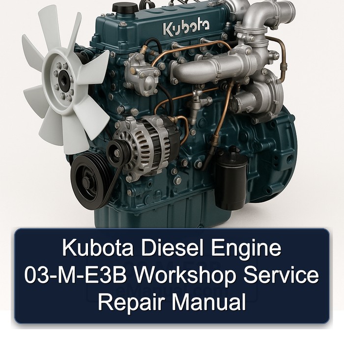 Kubota Diesel Engine 03-M-E3B Workshop Service Repair Manual 