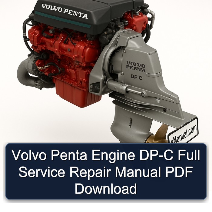 Volvo Penta Engine DP-C Full Manual de servicio y reparación PDF Download