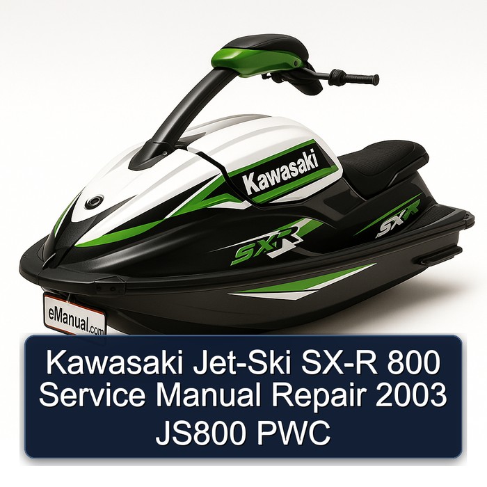 Kawasaki Jet-Ski SX-R 800 Service Manual Repair 2003 JS800 PWC