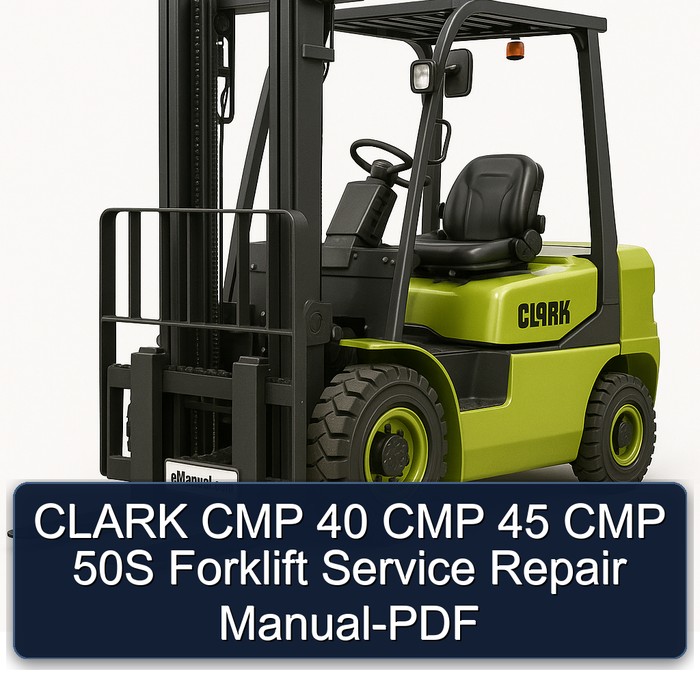 Clark Gabelstapler Service- und Reparaturhandbuch CMP 40, CMP 45, CMP 50S (PDF)