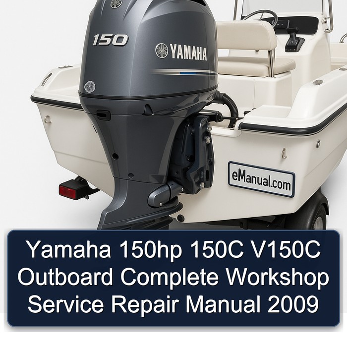 Yamaha 150hp 150C V150C Outboard Complete Workshop Service Repair Manual 2009 