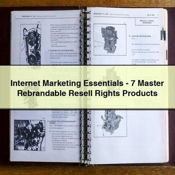 Internet Marketing Essentials-7 Master Rebrandable Resell Rights Products PDF Download