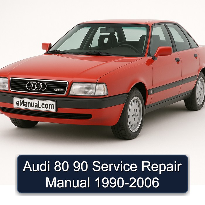 Audi 80 90 Service Repair Manual 1990-2006
