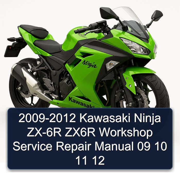 2009-2012 Kawasaki Ninja ZX-6R ZX6R Workshop Service Repair Manual 09 10 11 12