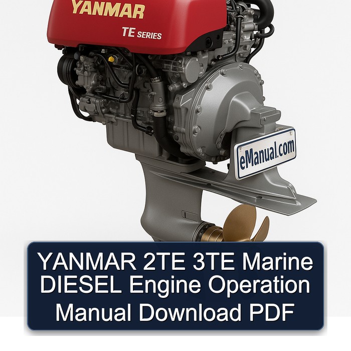 YANMAR 2TE 3TE Marine DIESEL Engine Operation Manual Download PDF