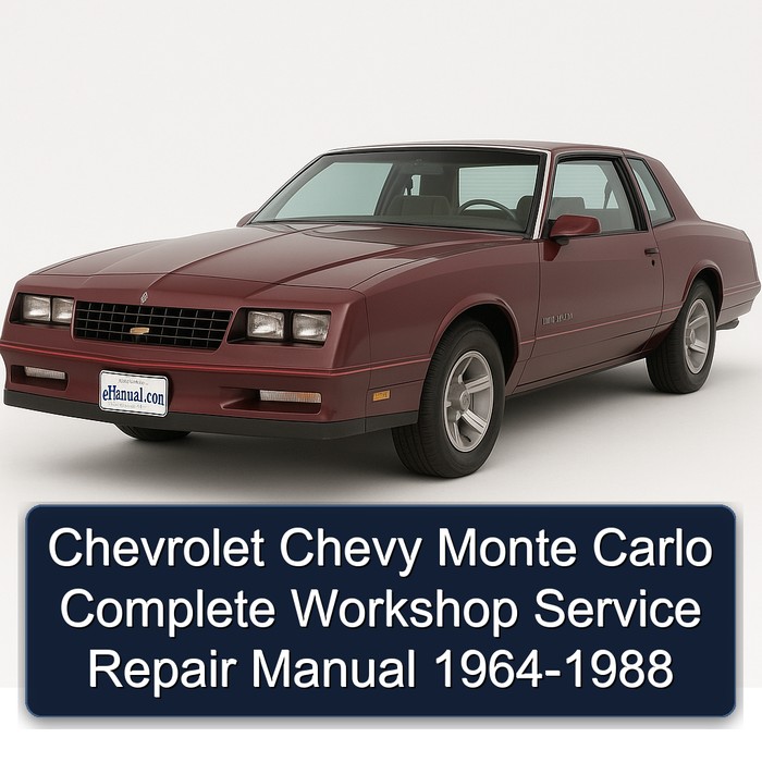 Chevrolet Chevy Monte Carlo Complete Workshop Service Repair Manual 1964-1988