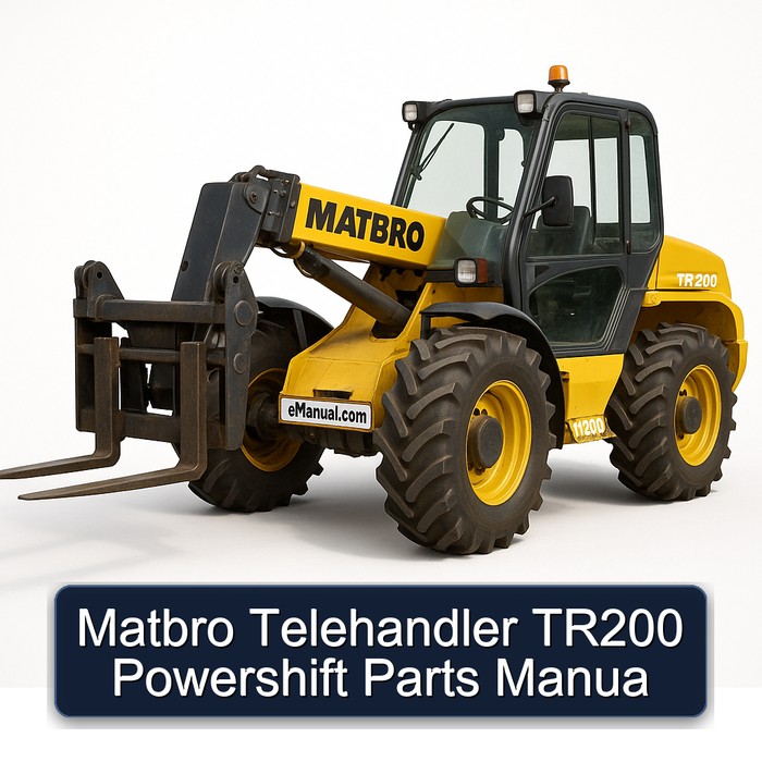 Matbro Telehandler TR200 Powershift Parts Manua