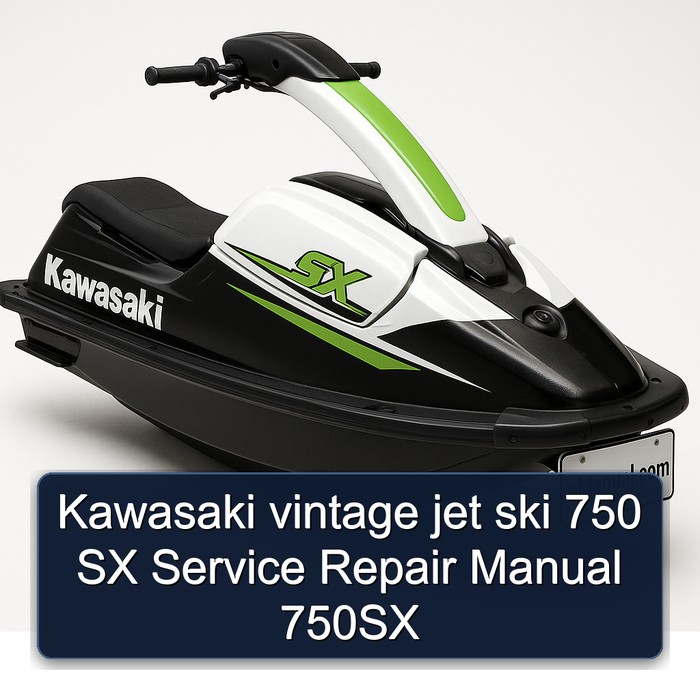 Kawasaki vintage jet ski 750 SX Service Repair Manual 750SX