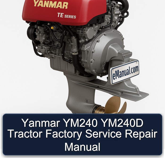 Yanmar YM240 YM240D Tractor Factory Service Repair Manual 