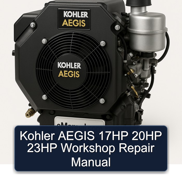Manual de Reparación de Taller Kohler AEGIS 17HP, 20HP, 23HP