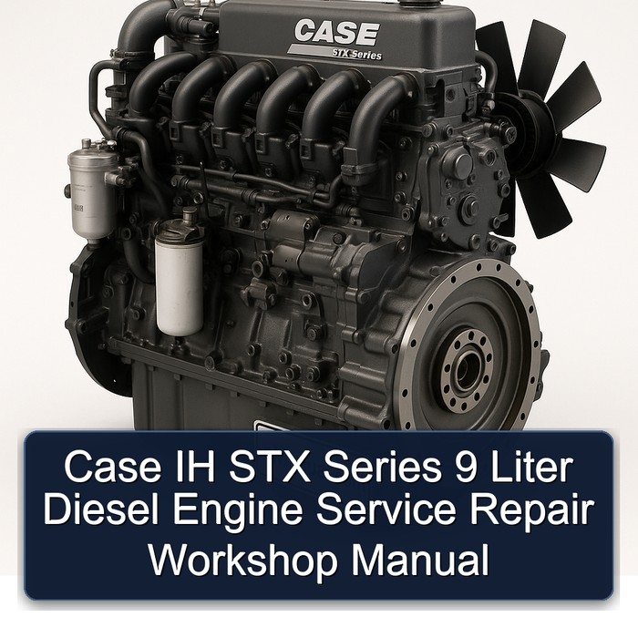 Case IH STX Series 9 Liter Diesel Engine Service Repair Workshop Manual
