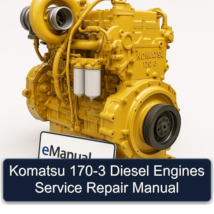 Komatsu 170-3 Diesel Engines Manual de servicio y reparación