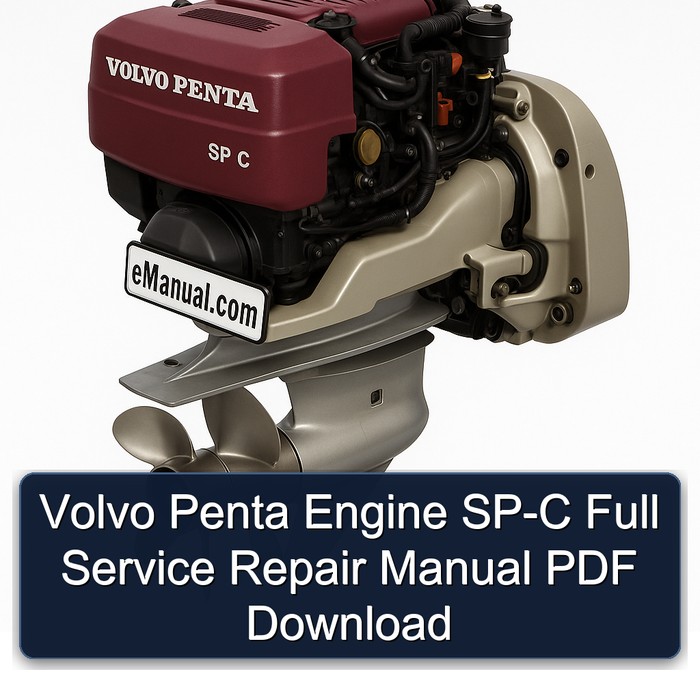 Volvo Penta Engine SP-C Full Manual de servicio y reparación PDF Download