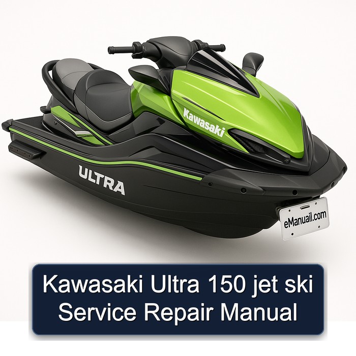 Kawasaki Ultra 150 jet ski Manual de servicio y reparación