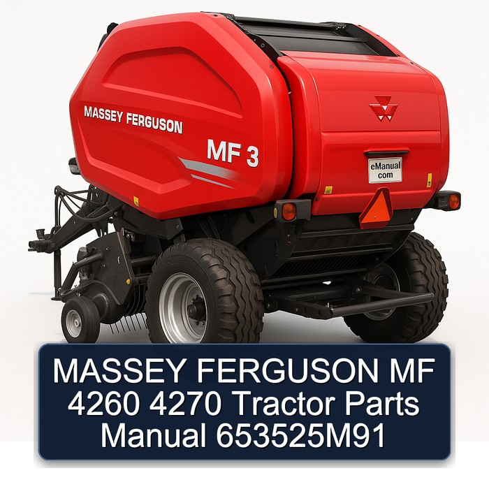 MASSEY FERGUSON MF 4260 4270 Tractor Parts Manual 653525M91