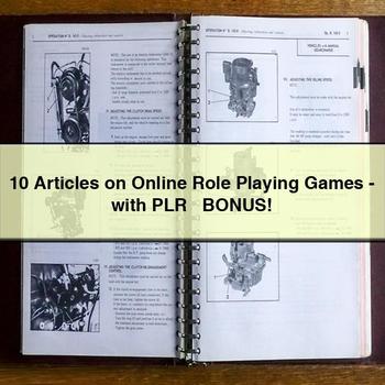 10 Articles on Online Role Playing Games-with Plr + Bonus PDF Download