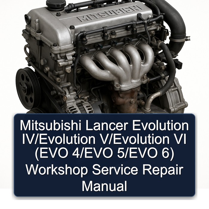 Mitsubishi Lancer Evolution IV/V/VI (EVO 4/5/6) Werkstatt-Reparaturhandbuch