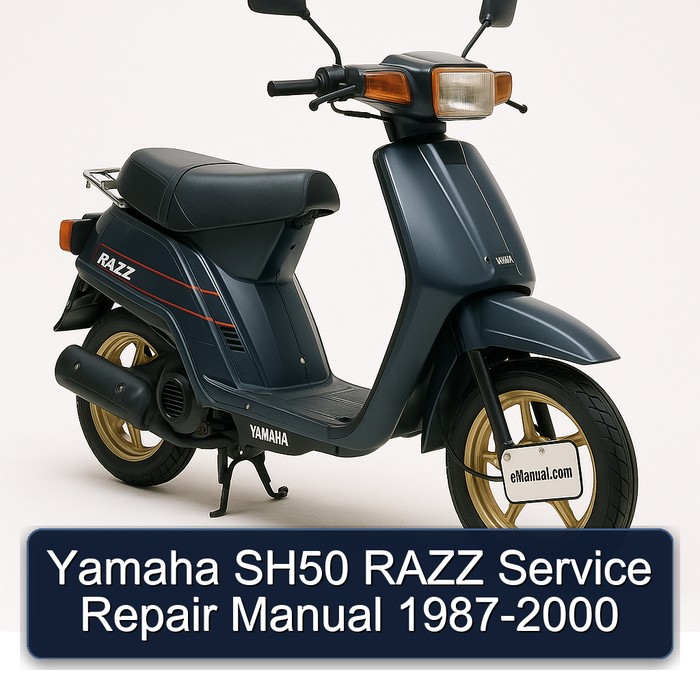 Yamaha SH50 RAZZ Service Repair Manual 1987-2000 