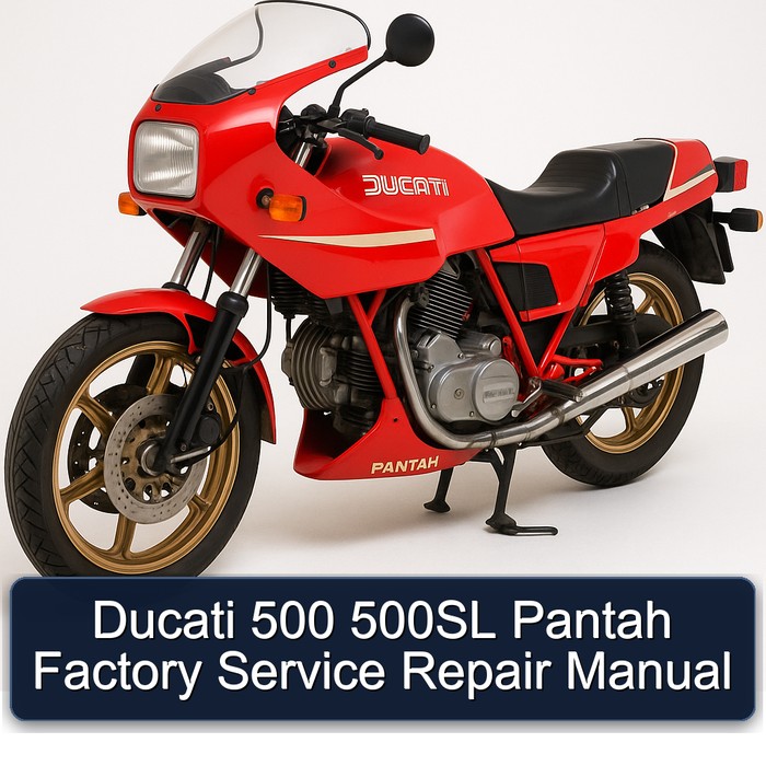 Ducati 500 500SL Pantah Factory Manual de servicio y reparación
