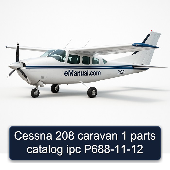 Cessna 208 caravan 1 parts catalog ipc P688-11-12