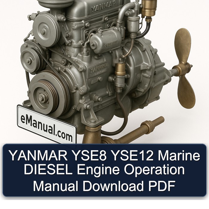 YANMAR YSE8 YSE12 Marine DIESEL Engine Operation Manual Download PDF