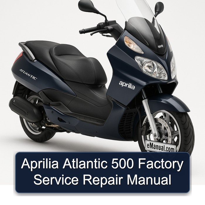 Aprilia Atlantic 500 Factory Manual de servicio y reparación