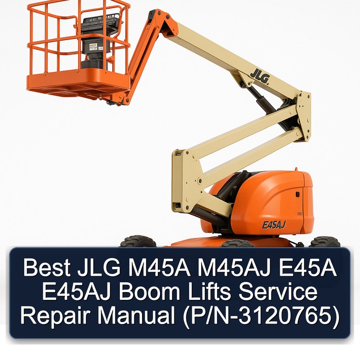 Best JLG M45A M45AJ E45A E45AJ Boom Lifts Service Repair Manual (P/N-3120765) 