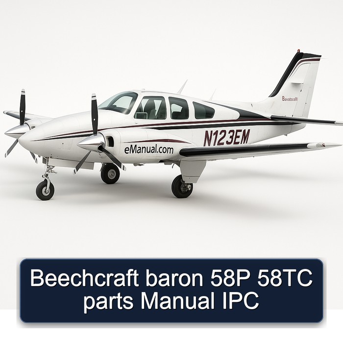 Beechcraft baron 58P 58TC parts Manual IPC