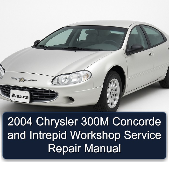 2004 Chrysler 300M Concorde and Intrepid Workshop Service Repair Manual
