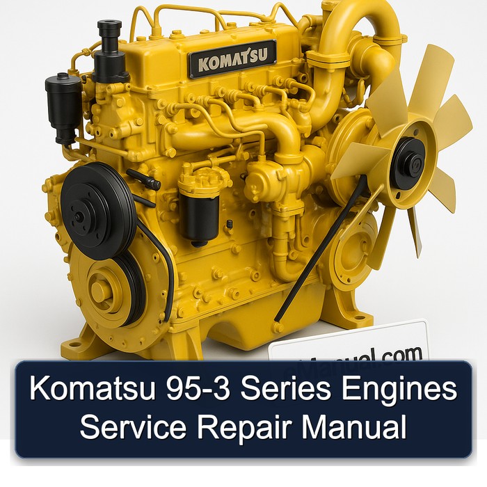 Komatsu 95-3 Series Engines Service Repair Manual 