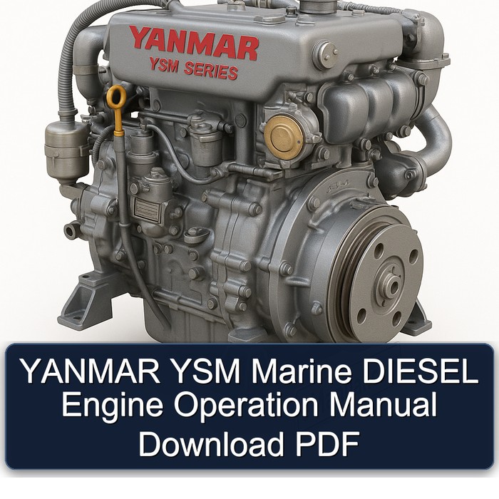 YANMAR YSM Marine DIESEL Engine Operation Manual Download PDF
