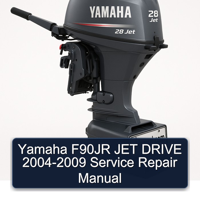 2004 Yamaha F90JR Jet Drive Workshop Service Repair Manual PDF Download