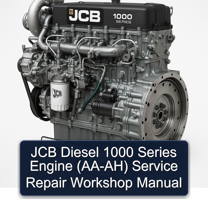 Manual de Reparación y Servicio para Motor JCB Diesel Serie 1000 (AA-AH)