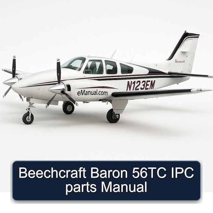 Beechcraft Baron 56TC IPC parts Manual 