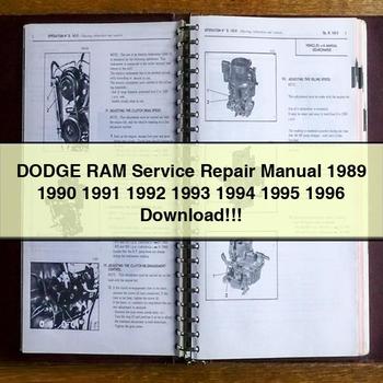 Dodge RAM Workshop Service Repair Manual PDF Download