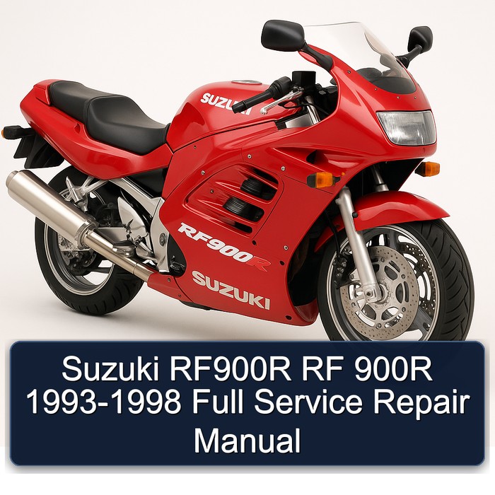 Suzuki RF900R RF 900R 1993-1998 Full Manual de servicio y reparación