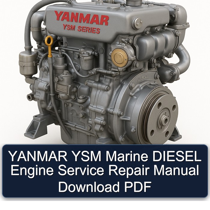 YANMAR YSM Marine DIESEL Engine Service Repair Manual Download PDF