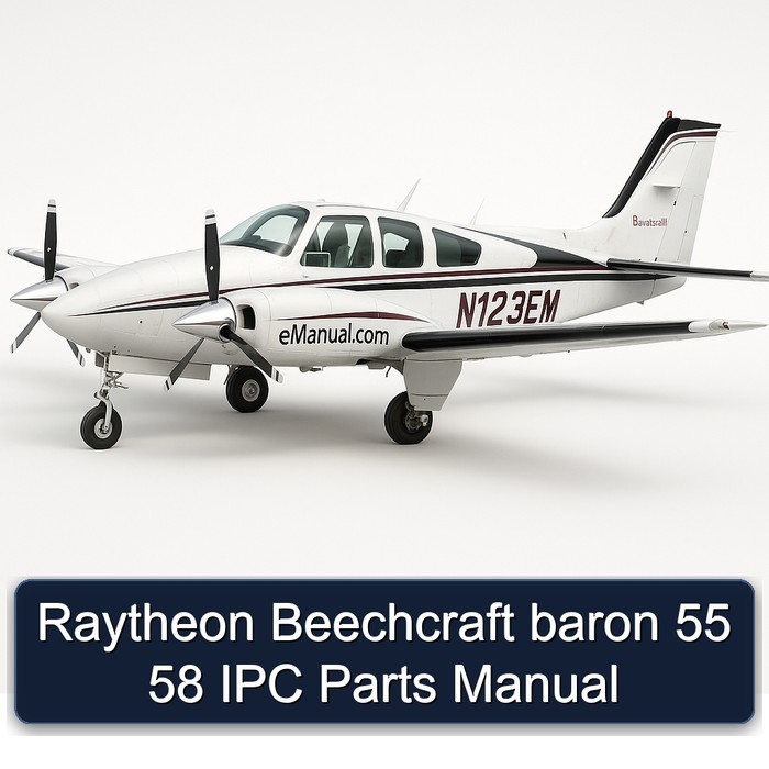Raytheon Beechcraft baron 55 58 IPC Parts Manual